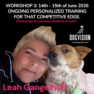 Ongoing Personalized Training for that Competitive Edge - Take Your Training To The Next Level! LEAH GANGELHOFF 14-15 juni-2026 (Deltagare)